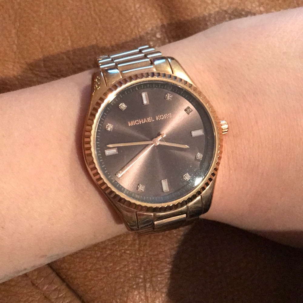 Rose gold Michaels Kors women’s watch