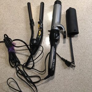 Hair Straightener + Curler Bundle