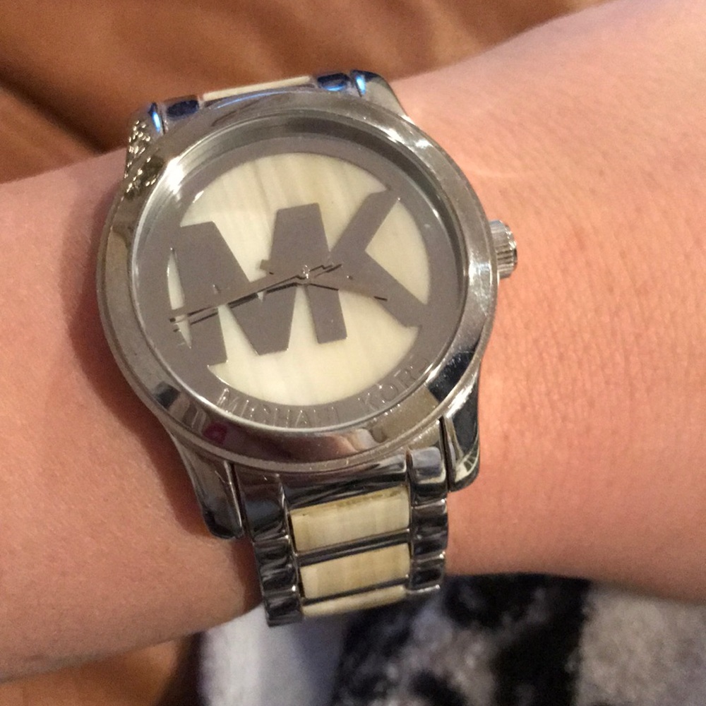 Silver Michael Kors women’s watch