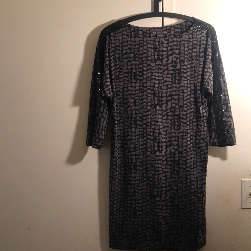 Armani Exchange Dress with Embellished sleeves