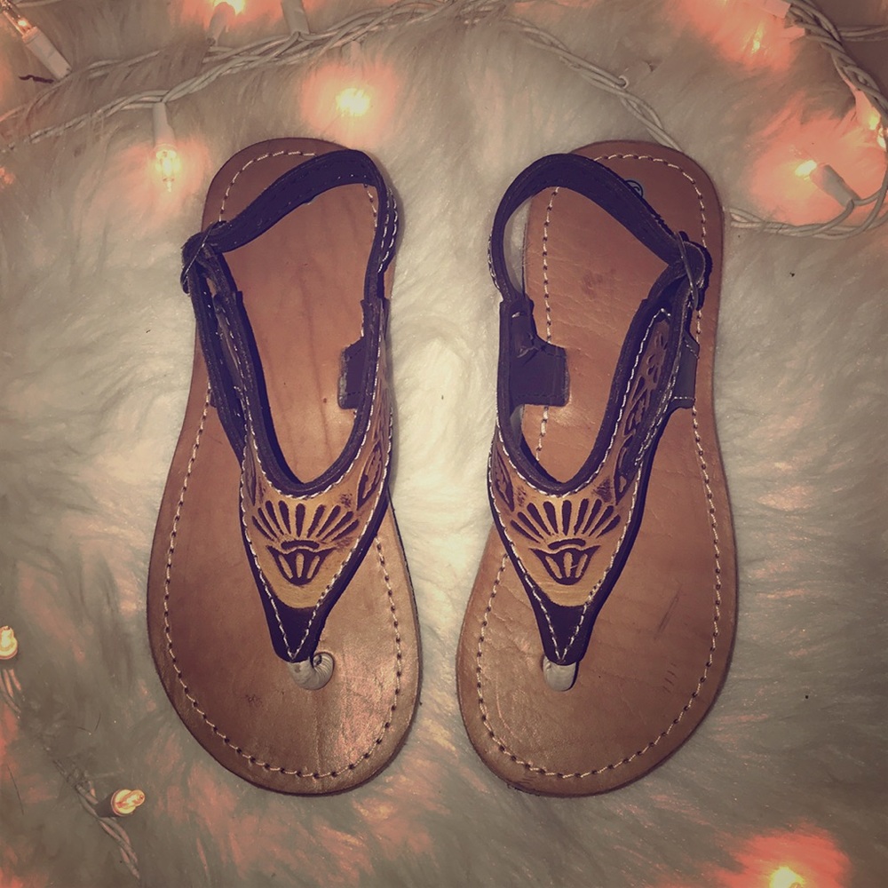 Leather sandals