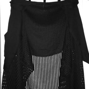 Black Gently Worn Duster Like New