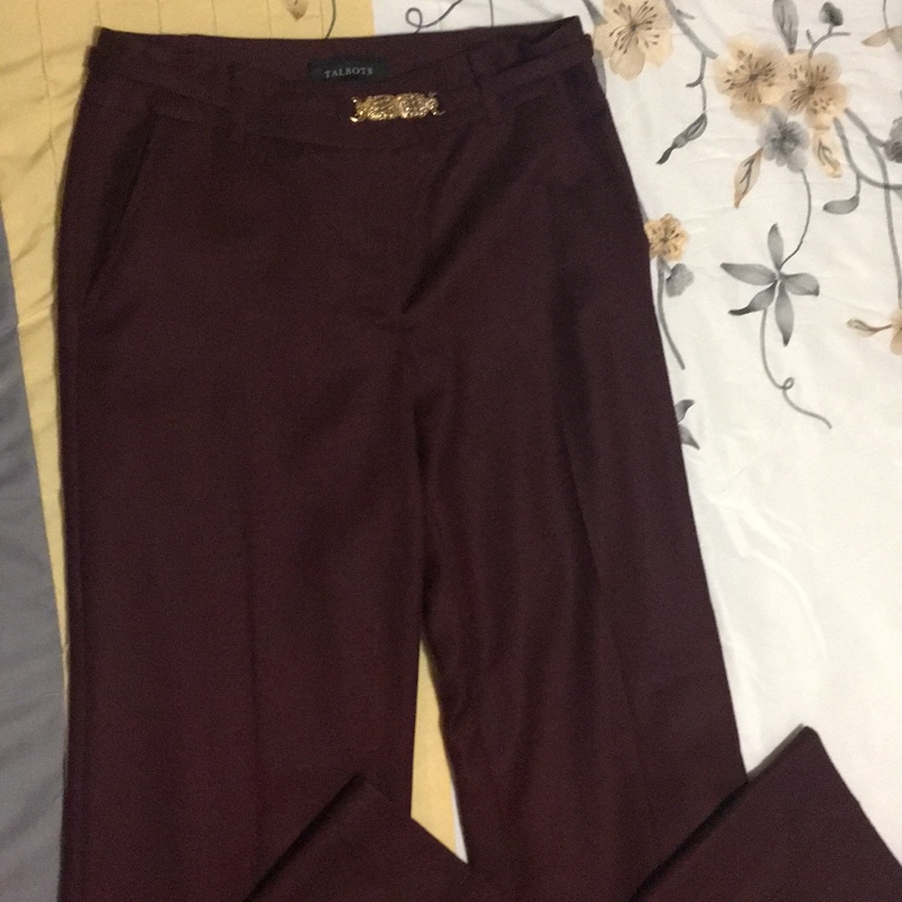 Talbots wool dress pants