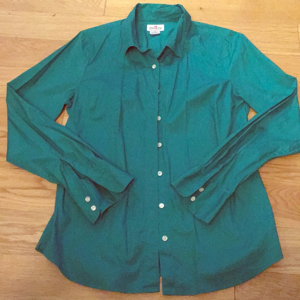 J Crew Emerald Button Down