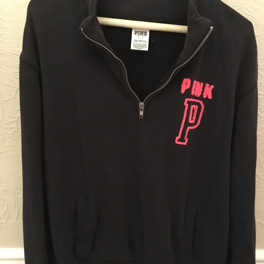 Black Victoria Secret zip-up