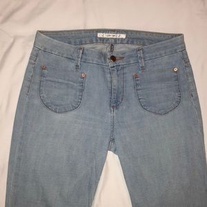 Joe’s Jeans Light Wash Bell Bottom Flare