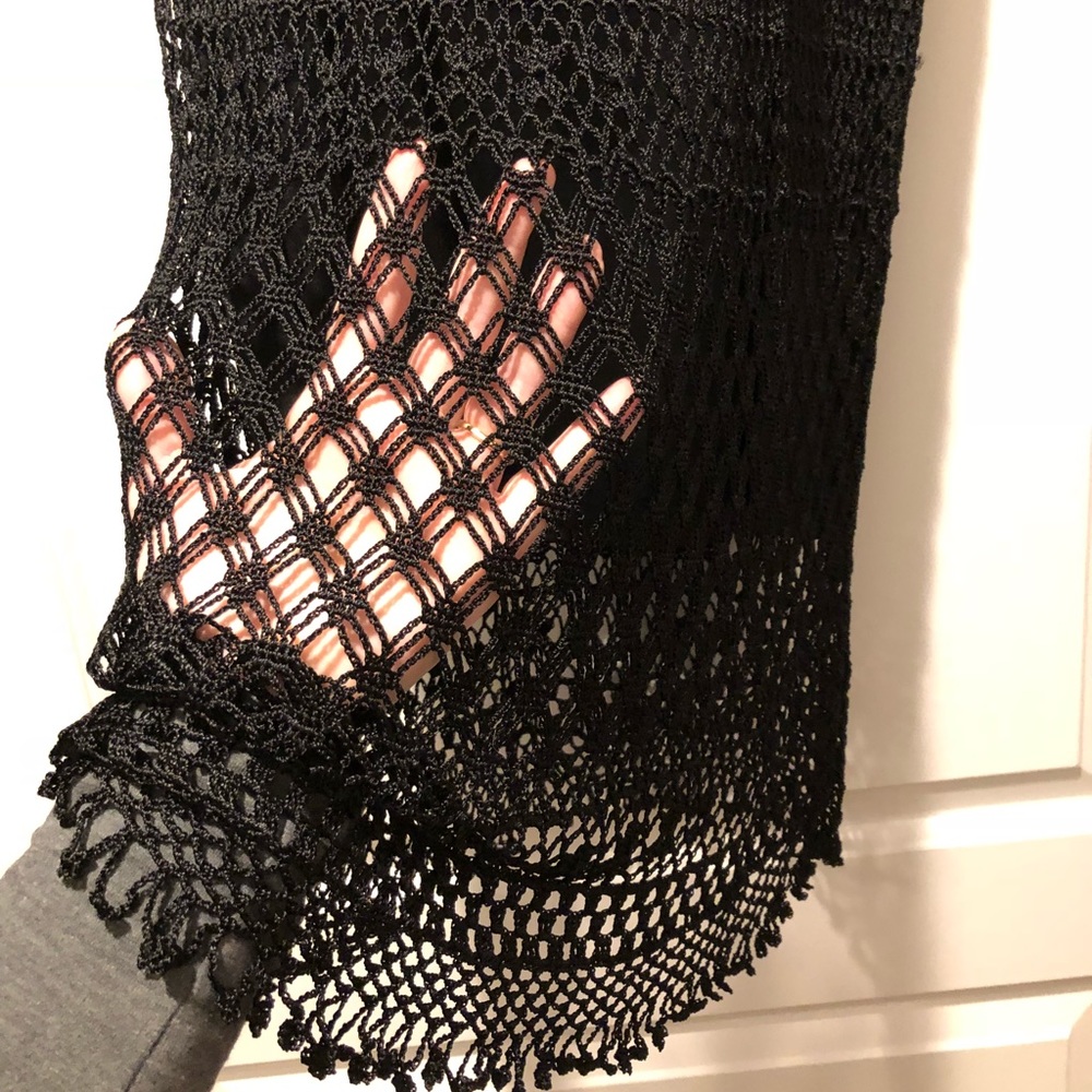 Chico’s black crochet skirt BRAND NEW