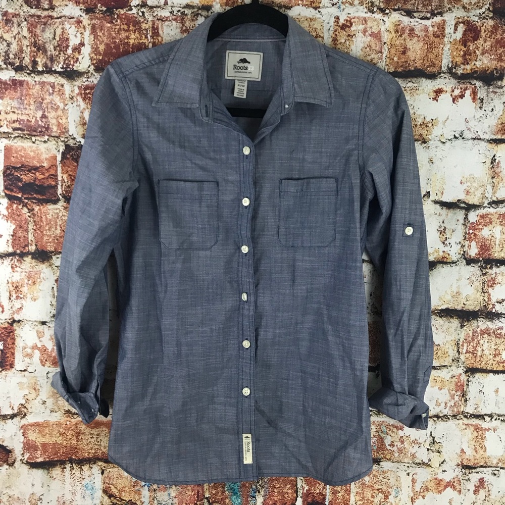 Roots chambray Button Down Shirt