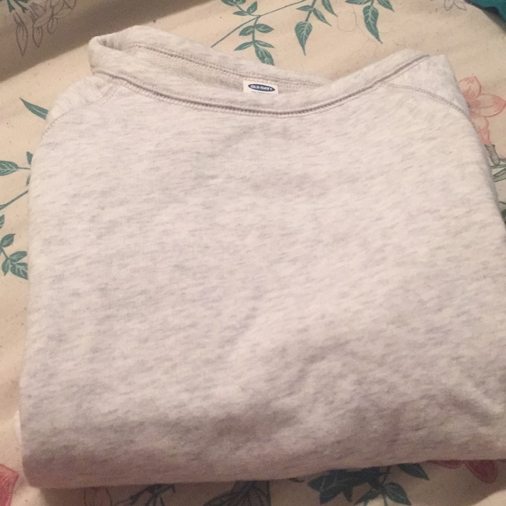 Old Navy Crossover Long Sleeve Shirt (Gray)