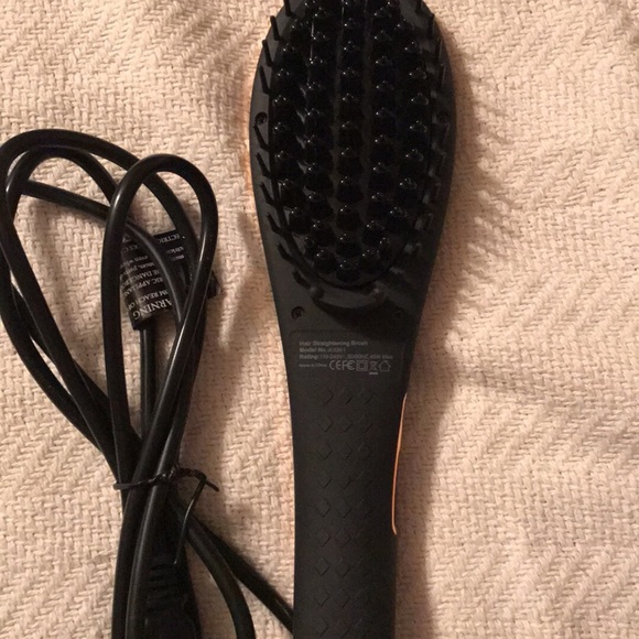 Hair brush straighteners