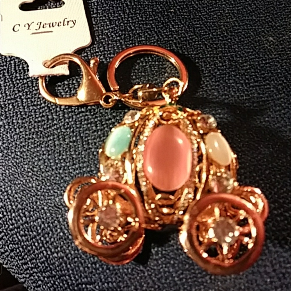 Cinderella coach keychain or purse jewelry