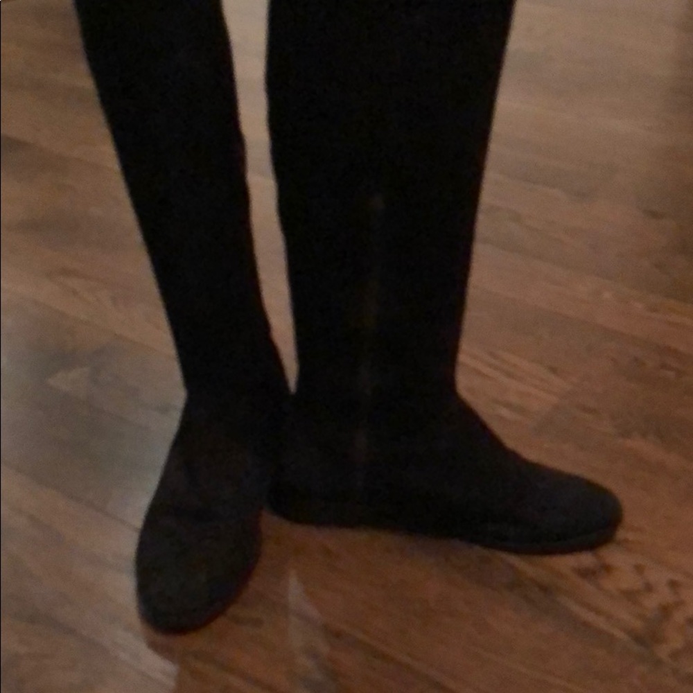 Cynthia vincent over the knee suede boots.