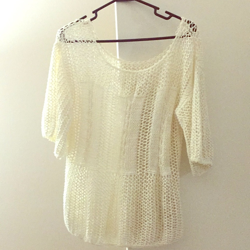 Off shoulder sweater