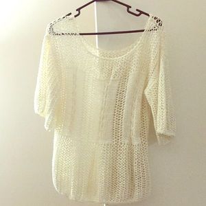 Off shoulder sweater