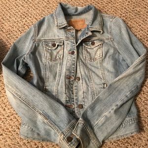 Distressed Hollister jean jacket