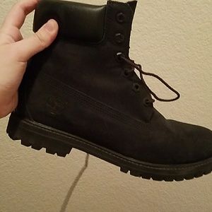 Womens black timberland boots