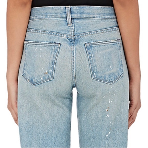 Simon Miller Paint Splatter Wide Leg Jeans - Picture 3 of 6