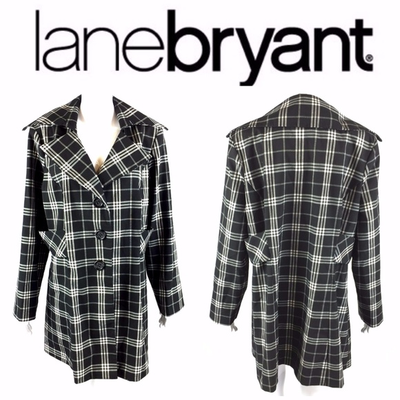 plaid bryant coat