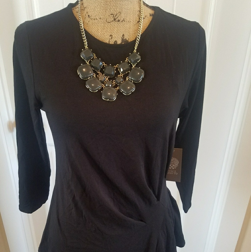 NWT small Vince Camuto asymmetrical black