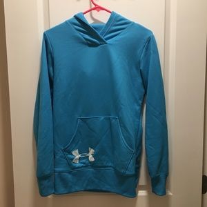 Under Armour aqua blue hoodie