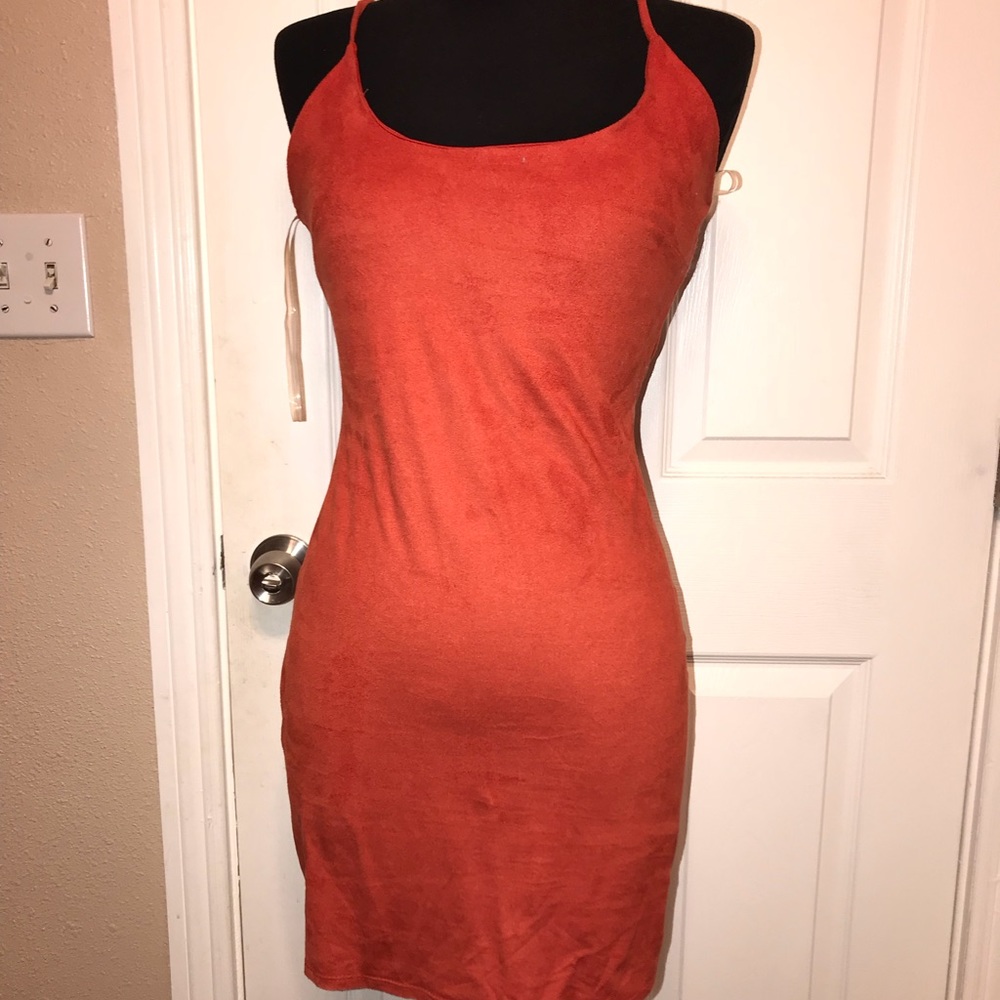 Suede dress