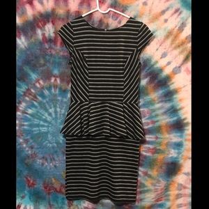 Mossimo fitted peplum style dress