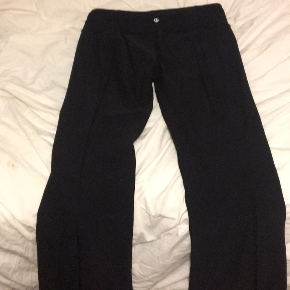 lululemon reversible band yoga pants