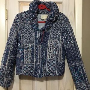 Anthropologie quilted coat