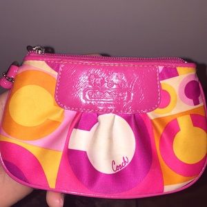 Coach Madison Scarf Print Signature Multi Color