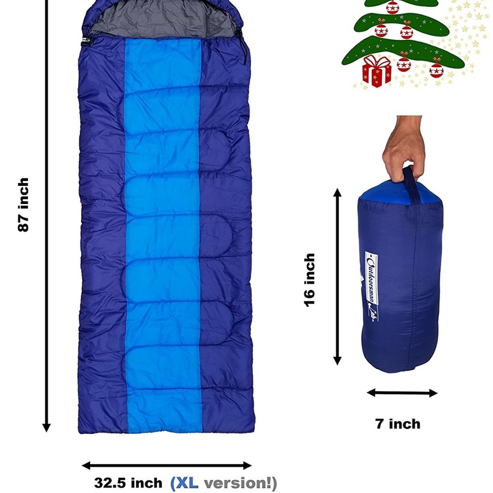 XL Sleeping Bag Lightweight Camping, Backpacking