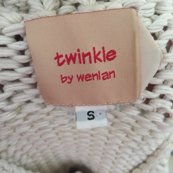 Twinkle by Wenian70%silk,30%cotton sweater/NEW - Picture 7 of 8