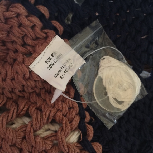 Twinkle by Wenian70%silk,30%cotton sweater/NEW - Picture 8 of 8