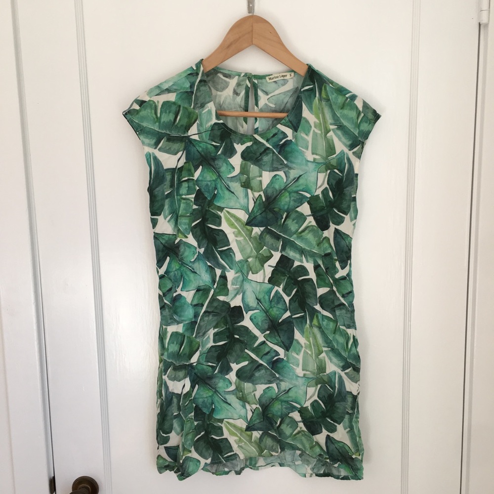 Marine Layer Monstera Dress
