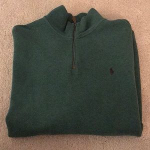 Green ralph lauren pullover sweater