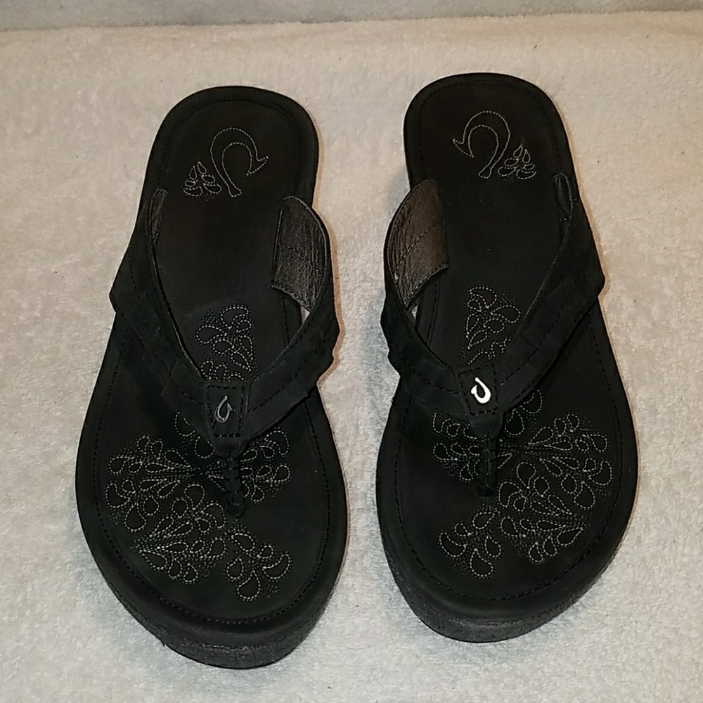 olukai 'pale lio' sandal Black/Black