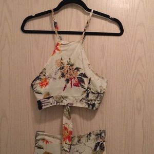 Crop top/maxi