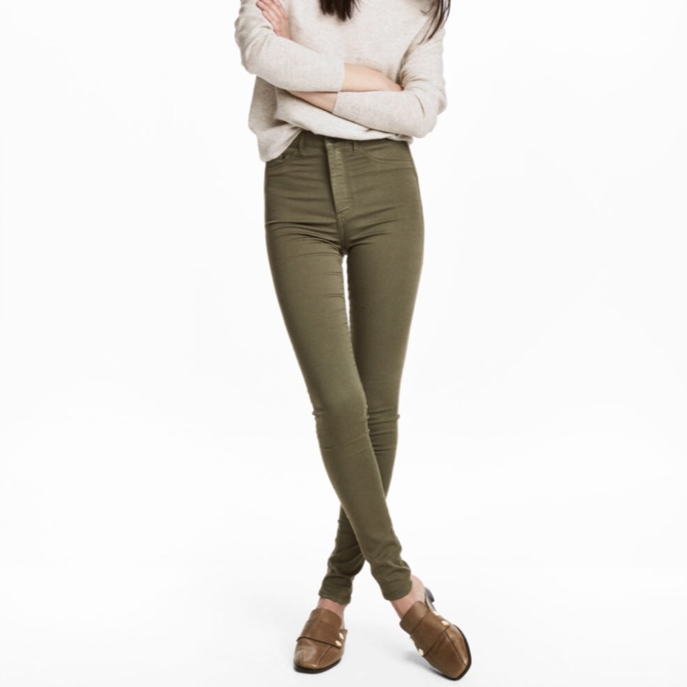 Super Skinny High Waist Jeggings - H&M
