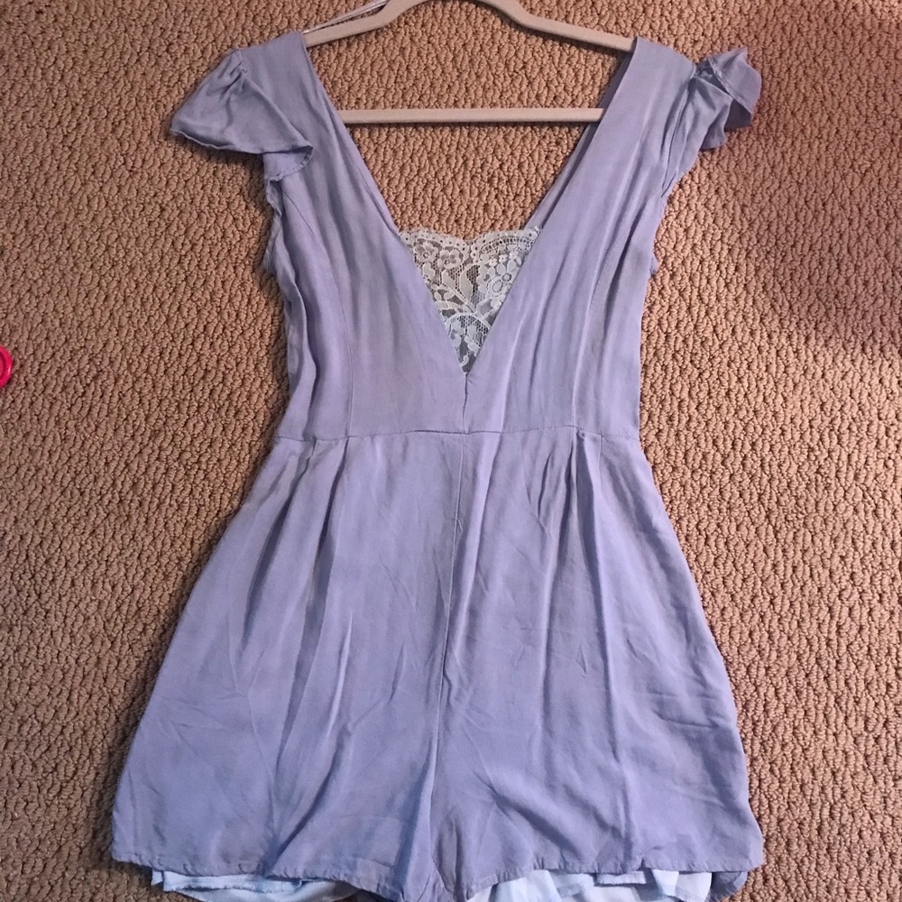 Light blue romper