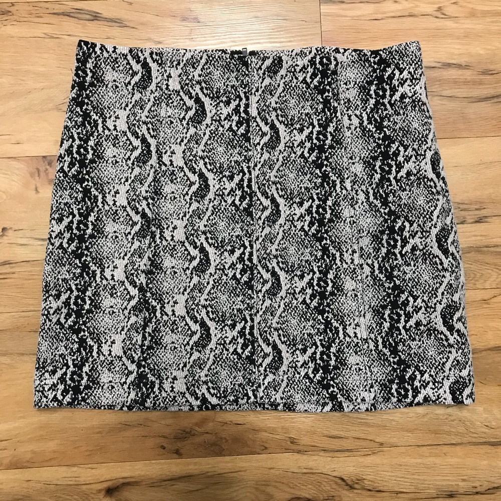Free People Snake Patterned Skirt