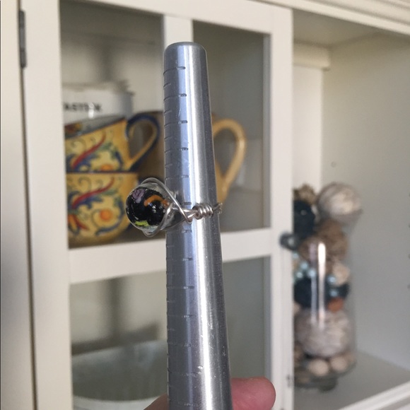 πSALEπ ONE OF A KIND WIRE WRAPPED RING - Picture 4 of 4