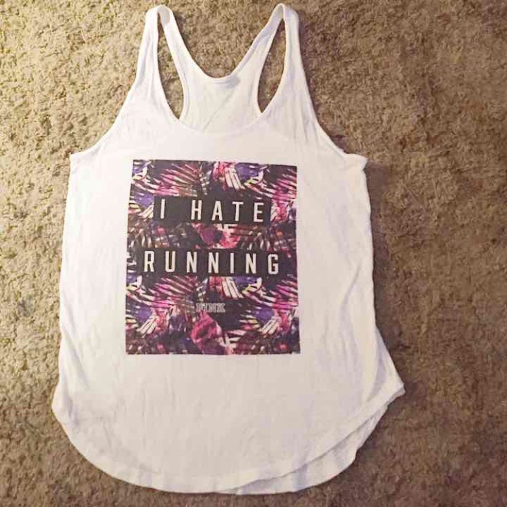 VS Workout I hate running Tank