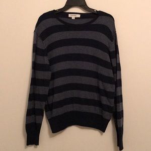 Calvin Klein Grey/Navy Striped Sweater