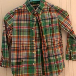 Plaid boy shirt