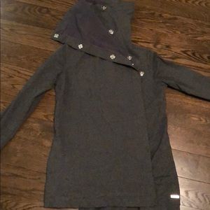 Lululemon wrap funnel neck lightweight coat