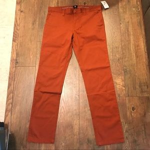 DC Men's Burnt Orange Slim Pant