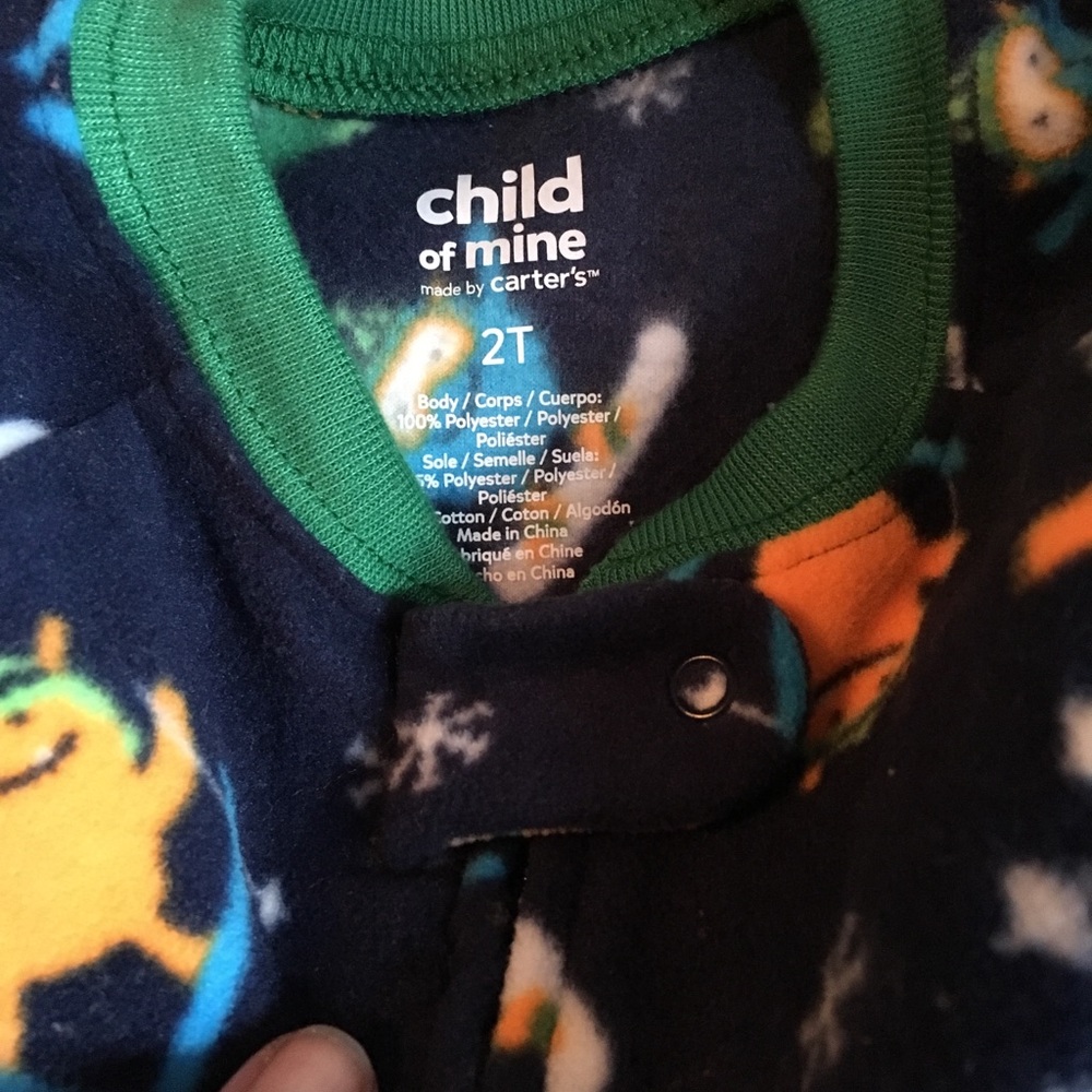 2T footie pajamas