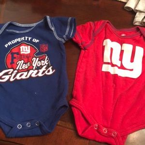 2 nfl football onesies