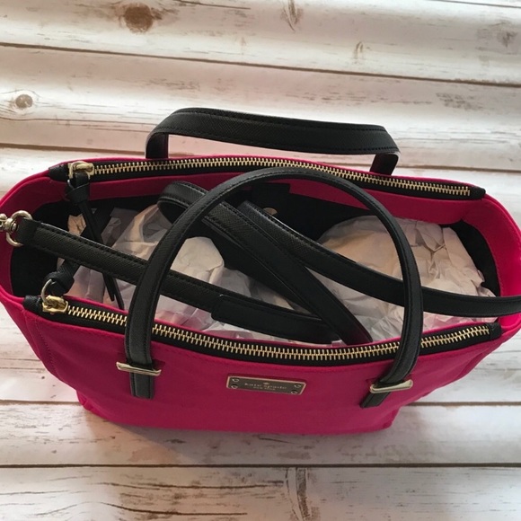 *sold* Kate spade neon pink bag NWT Wilson road - Picture 3 of 8
