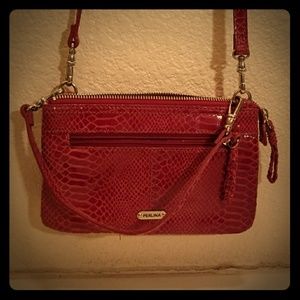 Perlina Snakeskin Crossbody