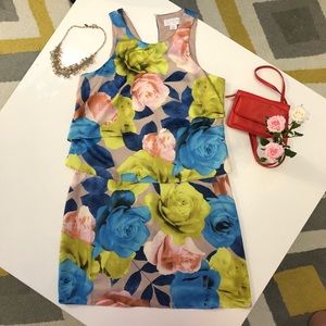 Jessica Simpson sleeveless floral print dress